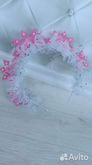 Ободок для девочки снежинка
