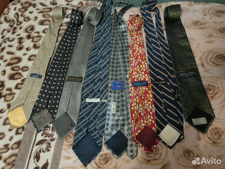 Галстуки Valentino, Hermes, Canali, Zegna