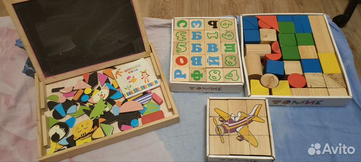 Деревянные кубики