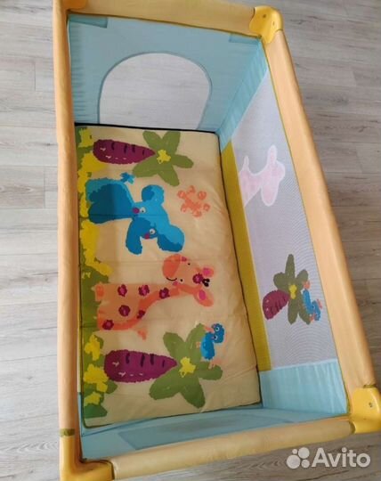 Манеж кровать детский складной