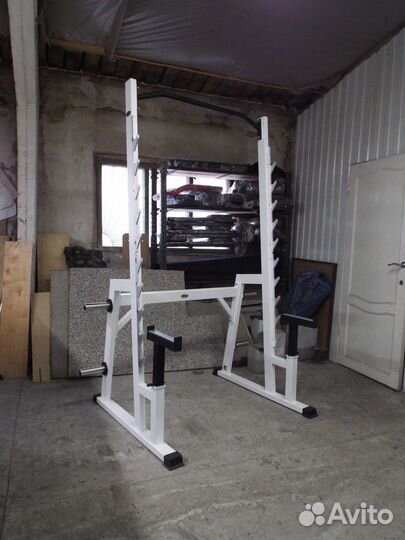 Стойка для жима и приседаний 2в1 AV118/80