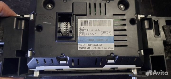 Панель штатной магнитолы Форд фокус 3 рп32