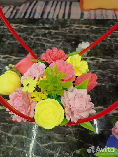 Мыло ручной работы букеты