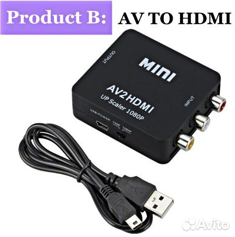 Конвекторы RCA на VGA-RCA на hdmi и обрат. послед