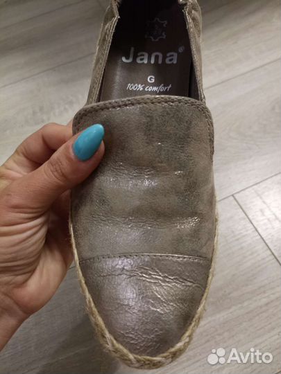 Новые эспадрильи из натуральной кожи