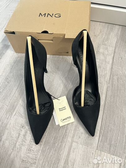 Черные туфли mango