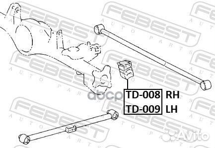 Отбойник амортизатора toyota land cruiser prado