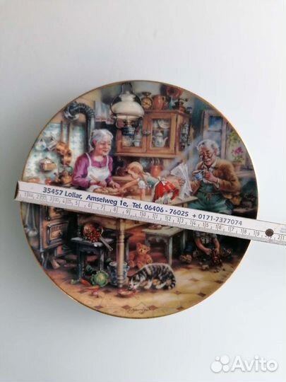 Декоративная тарелка. Германия
