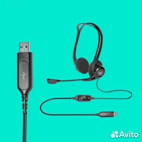 Наушники с микрофоном Logitech PC Headset 960 USB