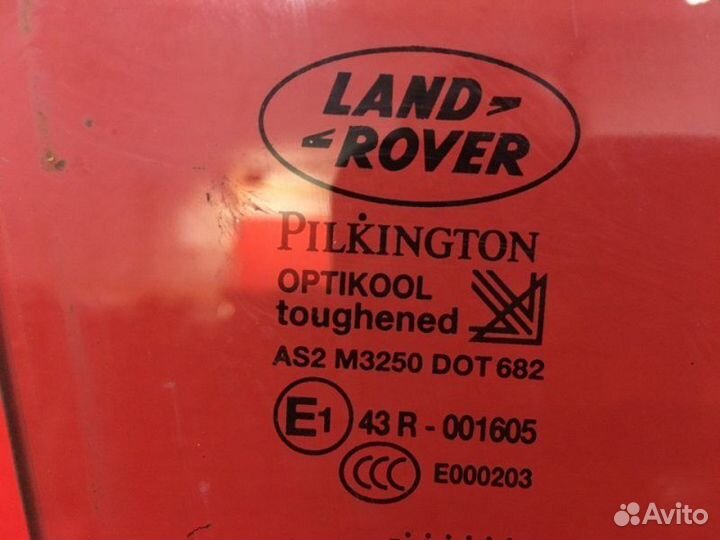 Стекло двери переднее правое Land Rover Discovery