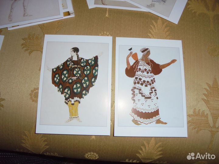 Лев Бакст Греческие и Восточные костюмы Набор откр