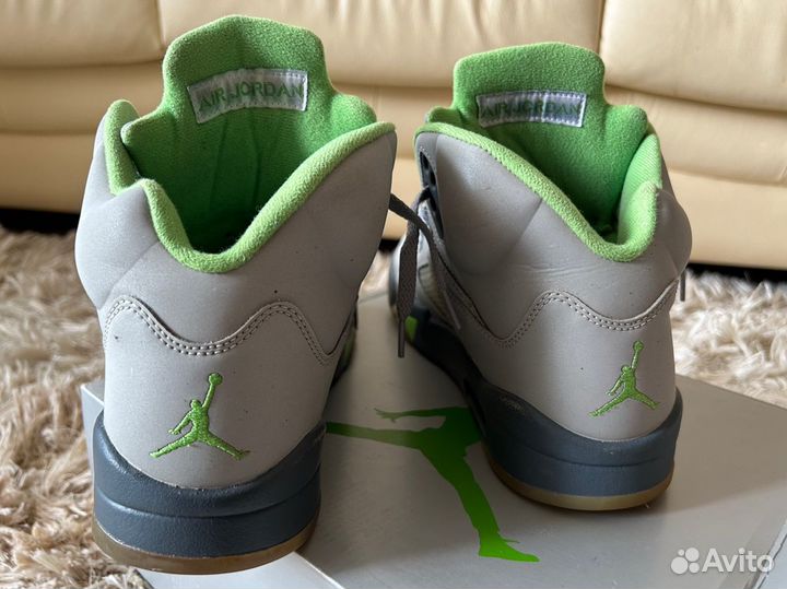 Jordan 5 Retro Green Bean оригинал