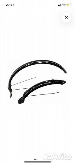 Комплект крыльев на велосипед с усами 