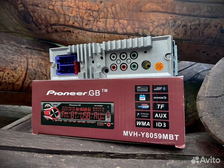 Мощная автомагнитола pioneer с bluetooth