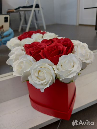 Букет из мыльных роз