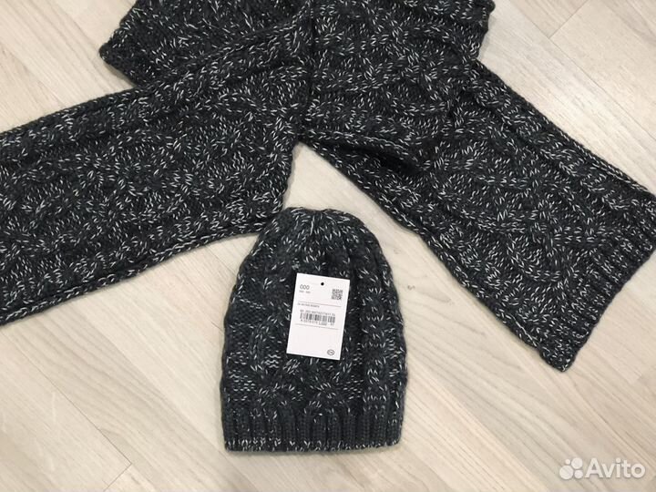 Новый женский комплект, шапка + шарф, Германия