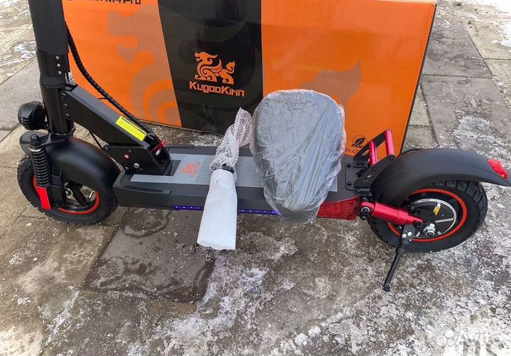 Электросамокат Kugoo Kirin M4 Pro / Гарантия 12 ме