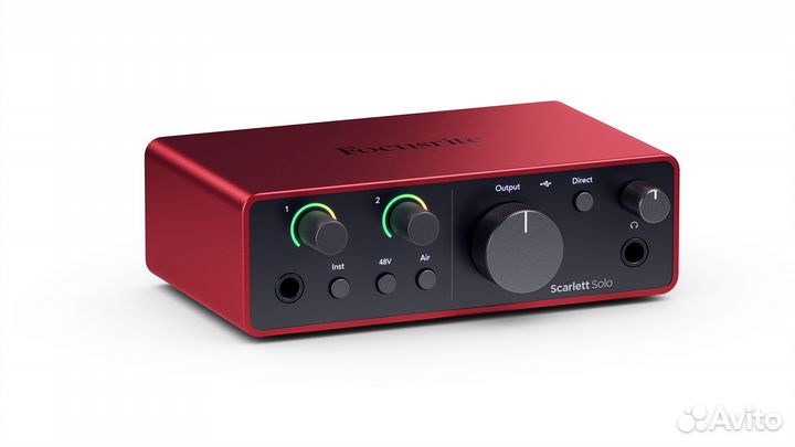 Focusrite Scarlett Solo 4th Gen звуковая карта