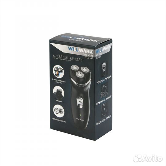 Бритва электрическая willmark WFS 433B