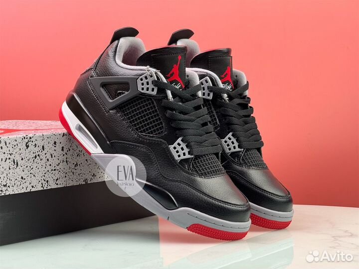 Кроссовки Nike Air Jordan 4 Retro Bred Reimagined