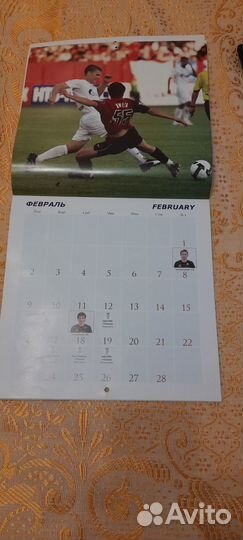 Коллекционный календарь фк Зенит 2009 г
