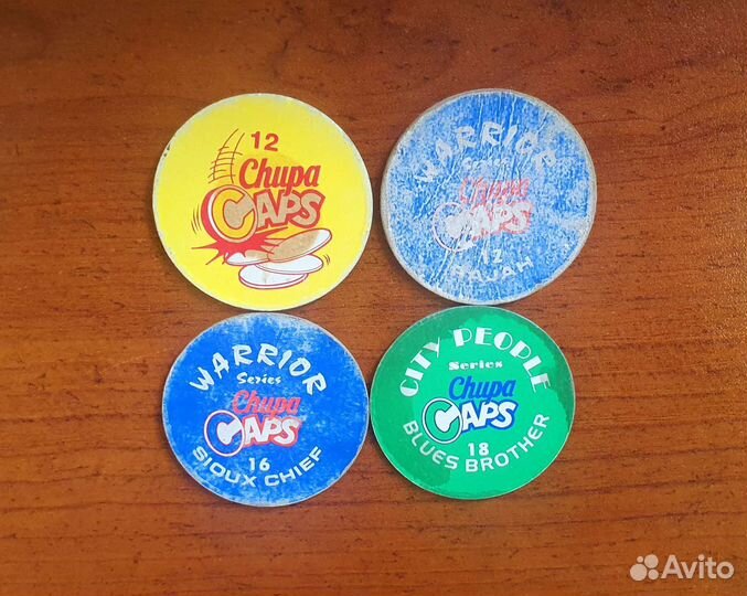 Фишки: chupa caps (поштучно)