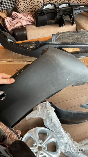 Юбка бампера задняя Kia Sorento 2 XM