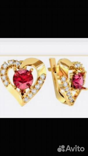 Комплект из золота 585 проба