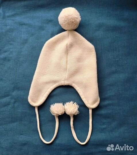 Шапка детская кашемир Италия до года