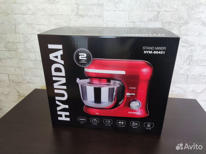 Миксер планетарный Hyundai hym-s6451 (Новый)