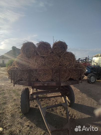 Сено люцерна с разнотравием,маленькими рулонами