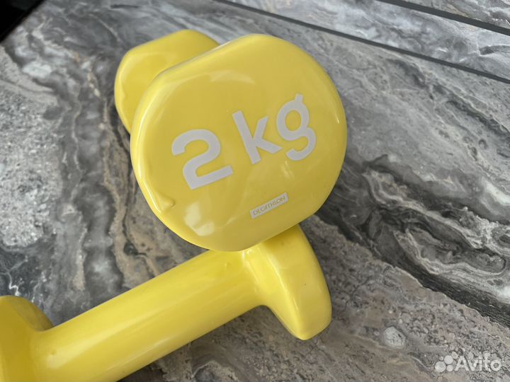 Гантели для фитнеса 2 кг
