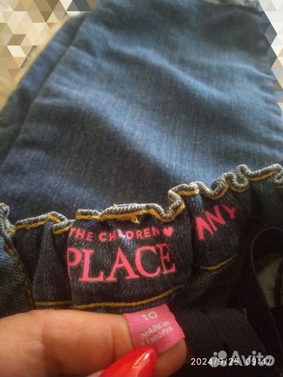 Джинсы на девочку 7-9лет