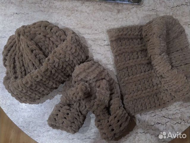 Набор зимний вязанный