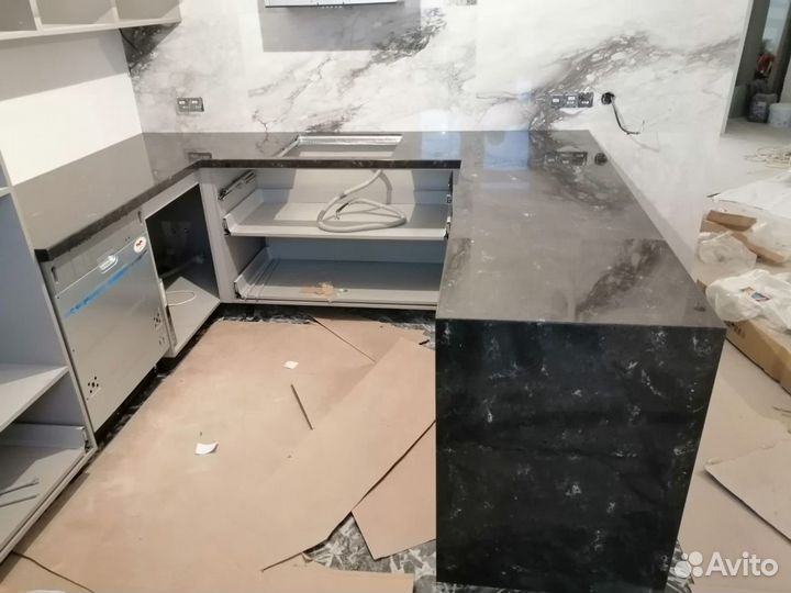 Столешница для кухни из искусственного камня