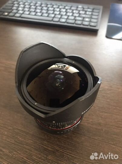 Объектив samyang 8mm fish-eye