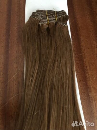 Волосы на заколках 55 см 120 гр