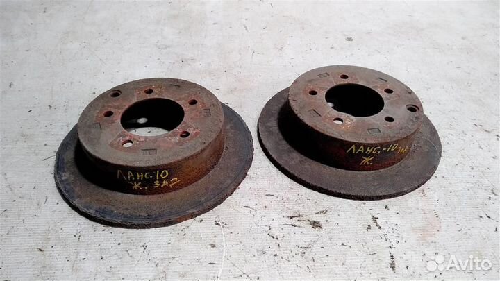 Диск тормозной задний пара Mitsubishi Lancer 10