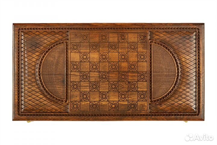 Нарды резные Герб Армении 61 х 61 см бук Армения 62521