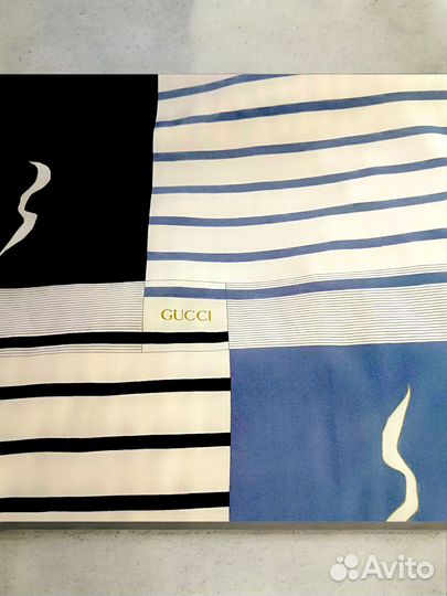 Редкий большой платок Gucci винтаж оригинал