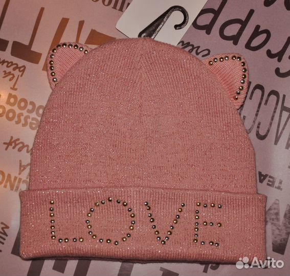 Шапка ostin с кошачьими ушками новая
