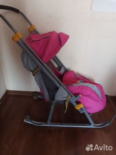 Санки коляска ника