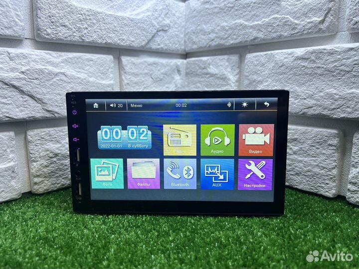 Магнитола 1 din с экраном 7 дюймов