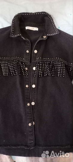 Джинсовая рубашка на девочку