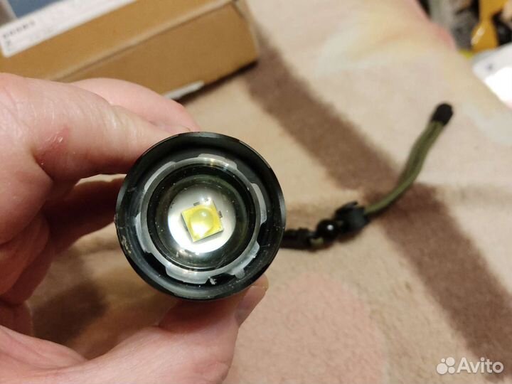 Фонарик XHP-70+аккумулятор 26650