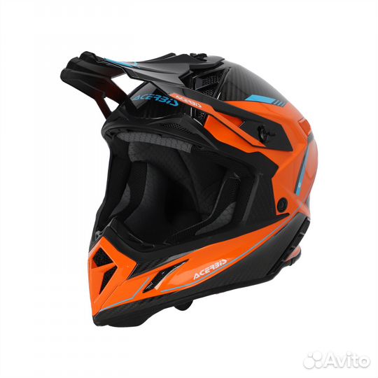 Лёгкий Карбоновый Шлем Acerbis Steel Carbon V24