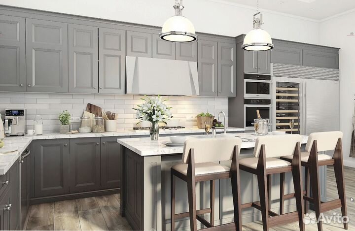 Кухня на заказ с установкой под ключ