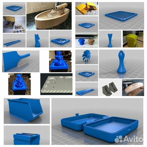 Коллекция stl макетов для 3д принтера