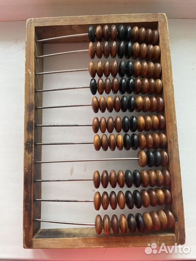 Счеты амбарные деревянные СССР