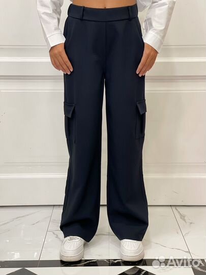 Школьная форма блузка и брюки для девочки 152 см